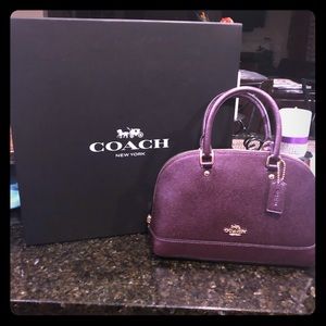 New Coach Bag w/Strap - Raspberry